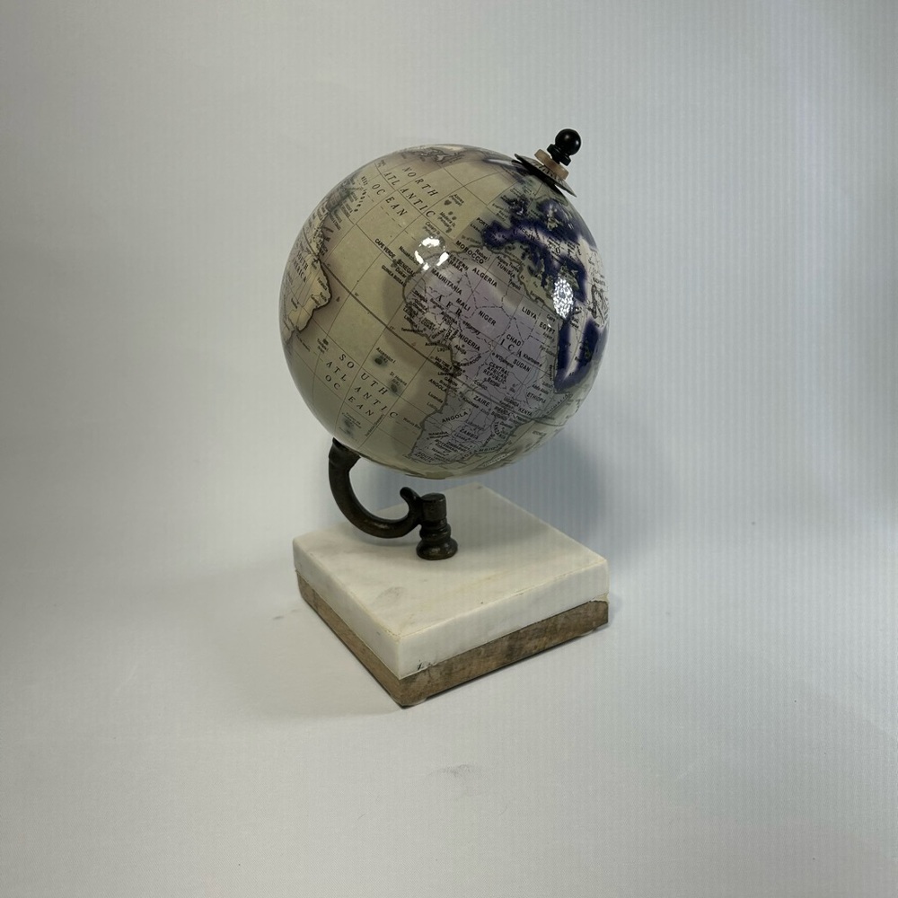Decorative Globe on Marble Base
